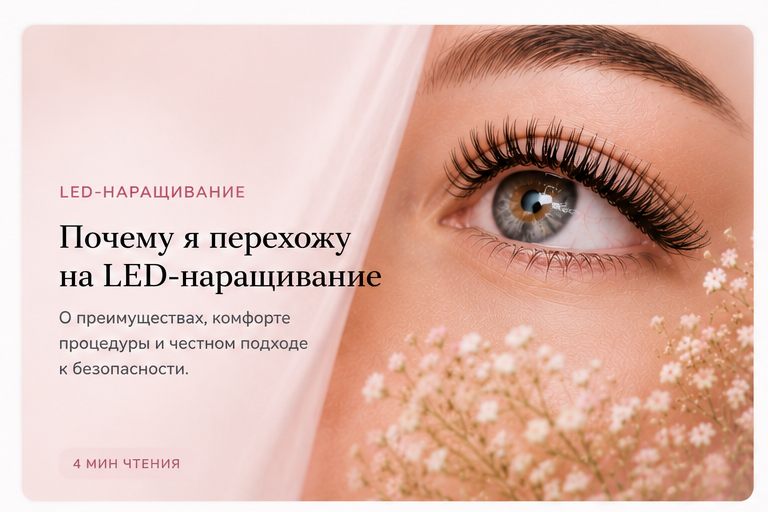 LED-наращивание ресниц